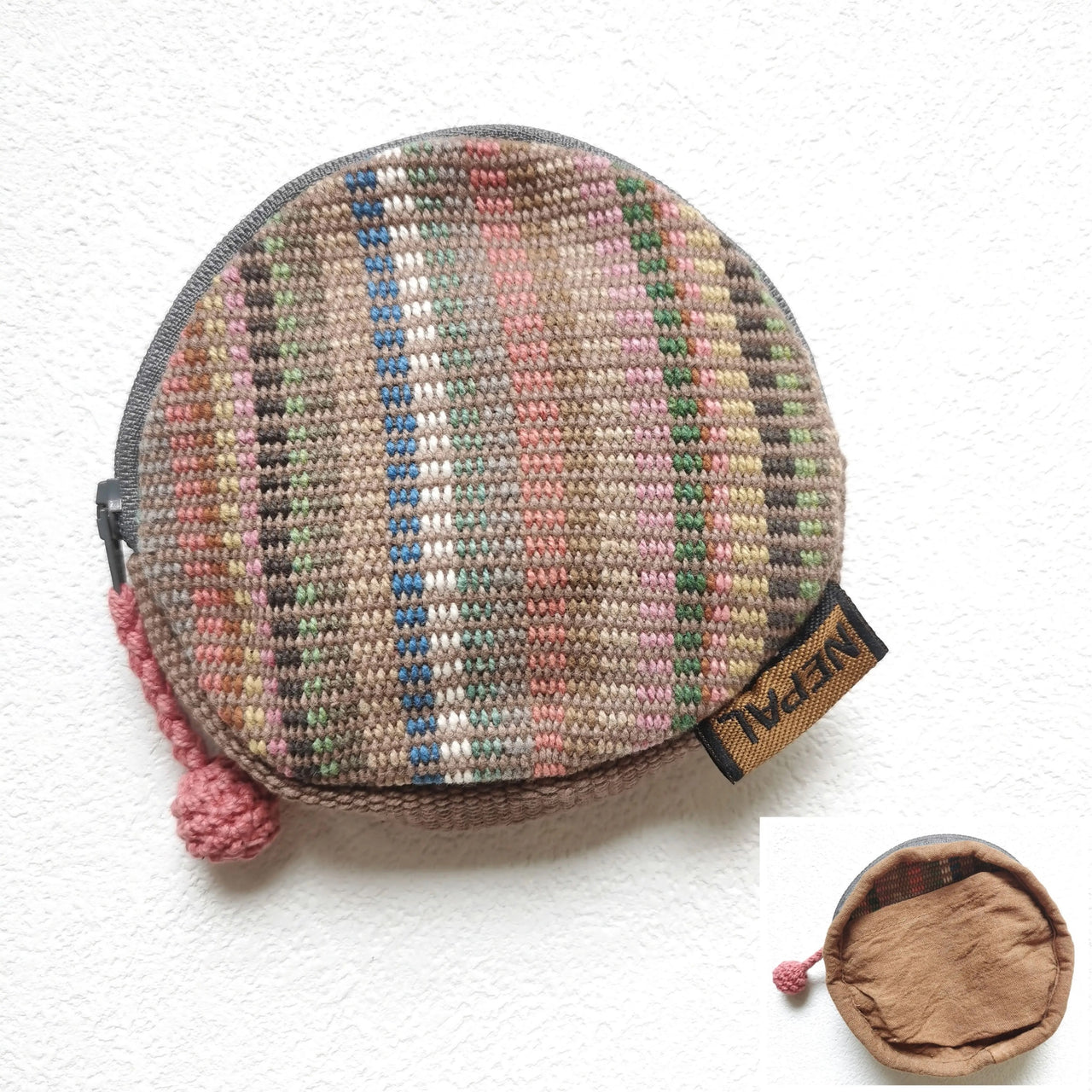 Handwoven Round Purse