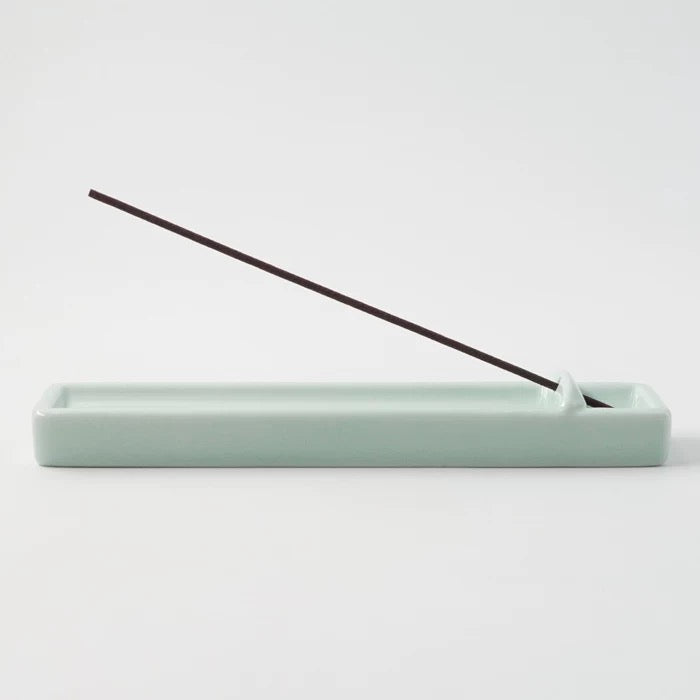 Ceramic Incense Stick Holder - Celadon