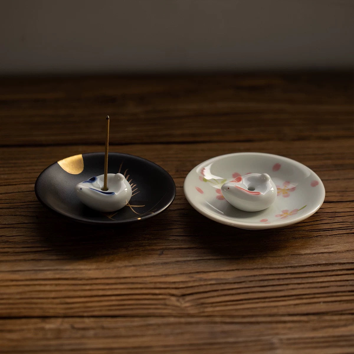 Moon Rabbit Incense Stick Holder & Plate