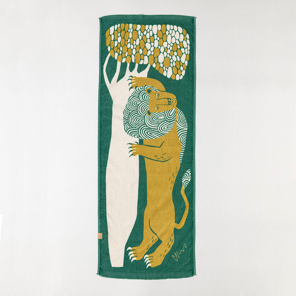 Towel Handkerchief - The Regretful Lion